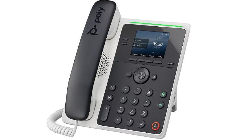 HP Poly Edge E100 IP Phone and PoE-enabled w/PSU - 89B49AA#ABA