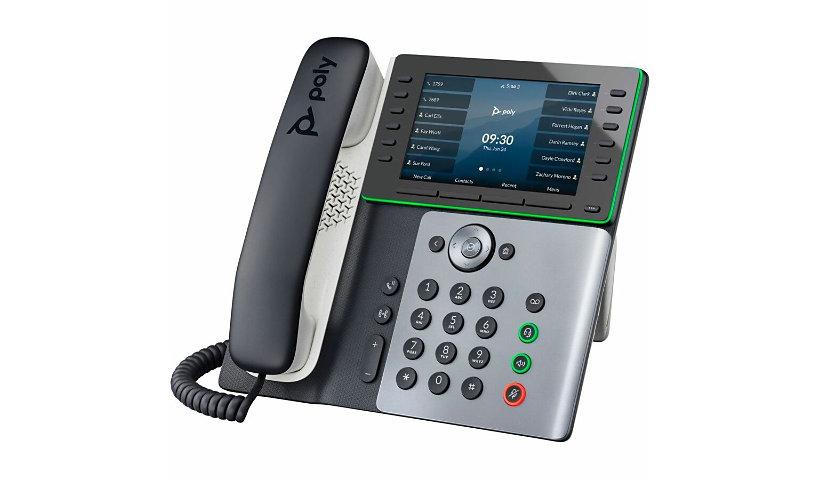 Poly Edge E550 IP Phone and PoE-enabled with Power Supply-US