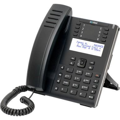 Entry-level Open SIP desk phone with a 3.4-inch backlit LCD, 8 programmable keys, dual Gigabit Ethernet ports with PoE, and HD wideband audio on handset, speakerphone, and headset. Compatible with third-party SIP platforms such as RingCentral, 8x8, and Zoom.
